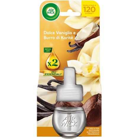 Air Wick Ricarica Diffusore Elettrico Dolce Vaniglia 19 mL Profumatore