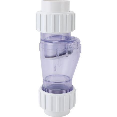 Professional 1.5-inch Transparent Swimming Pool Check Valve (1/5)