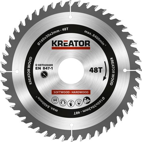 Lame de scie circulaire 160 mm 48T - Par pièce (1/3)