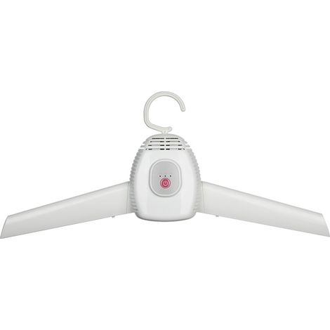ZOLGINAH Cintre pour SèChe-Linge/Pliable/Technologie de Chauffage en CéRamique PTC/Commande à 1 Clé/avec Chaussures de SéChage de Tube de Chaussure/Roulement 5 KG/pour Le Camping de Tourisme IntéRieur