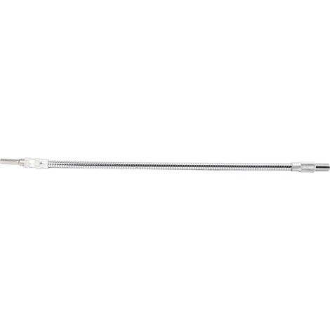 Flexibler Bithalter aus Metall, universell einsetzbar, mit Ladefunktion für elektrische Bohrmaschinen, Biegeverlängerungsstange 400 mm