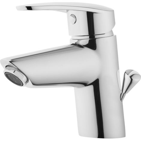 Mitigeur de lavabo NF cartouche 1/2 C2 éco avec tirette 45° - VITRA - A40962EKP (1/2)