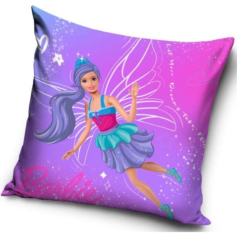 Cuscino per bambini 40x40 Barbie Ariel Velvet