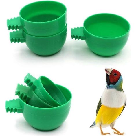 Mangeoire pour oiseaux, abreuvoir, distributeur de nourriture et d'eau, mangeoire pour cage à pigeons ( ) (1/3)