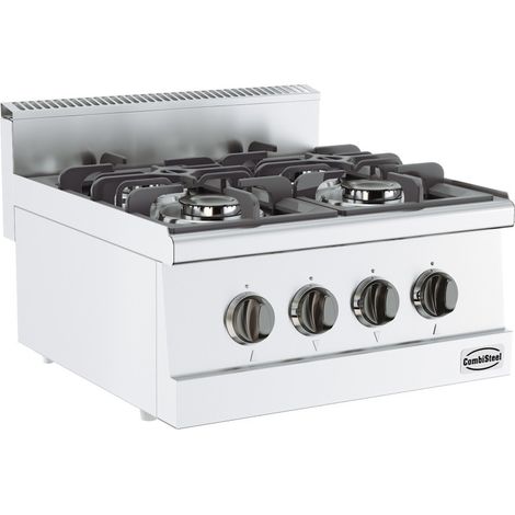 Cuisinière à gaz 4 bruleurs - Combisteel (1/2)