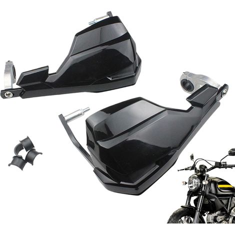Motorrad Lenker Handschützer - Griffschutzschild Aluminiumlegierung 1 Paar 1000g Motorrad Handschützer Motocross Schutzausrüstung Handermüdung Reduzierung Schnelle Installation Umbau Zubehör Motor (1/5)