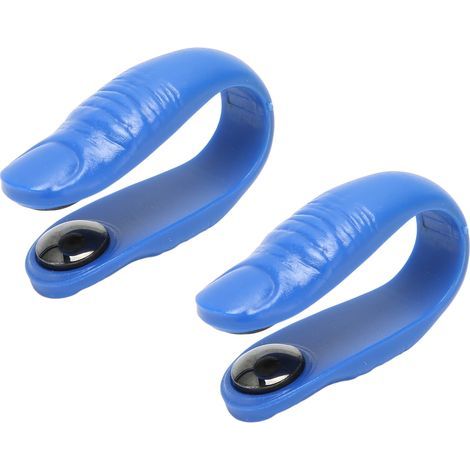 2-teiliger magnetischer Akupressurclip gegen Migräne und Schwindel – Blau (1/5)