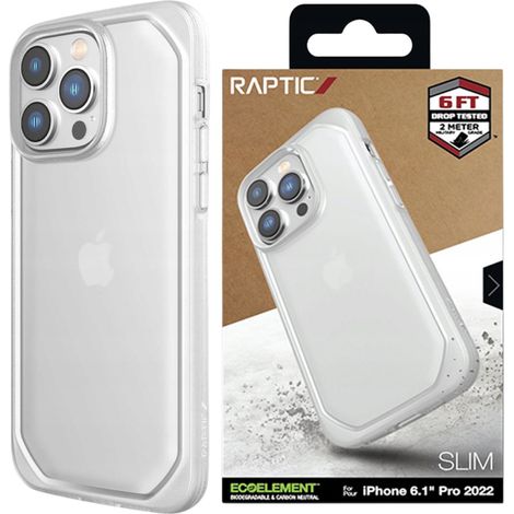 Funda Raptic X-Doria Slim para iPhone 14 Pro Max, cubierta trasera transparente (1/5)