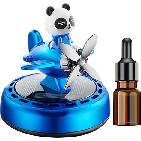 Spray de voiture rechargeable solaire Panda Décoration d'avion Centre de décoration de console de voiture Décoration d'aromathérapie solaire Aino Aino Aino Désodorisant d'air (1/5)