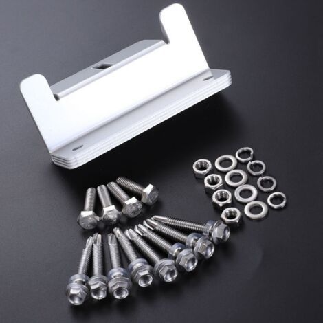 Lot de 4 supports de montage pour panneaux solaires en alliage d'aluminium, fixation et support de montage pour panneaux solaires (1/5)