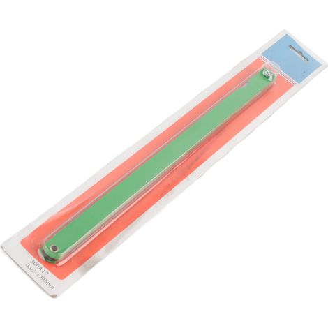 300-mm-Dickenmessgerät, 17 metrische Messblätter, Edelstahl-Messwerkzeug für Dicken von 0,02 bis 1 mm, schwenk- und klappbar, für Motoren, Zündkerzen und Ventile. – Crezuo