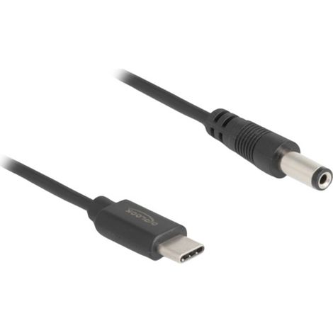 DeLOCK Delock USB Type-C Stromkabel zu DC 5,5 x 2,1 mm Stecker 1 m (85397) (1/2)