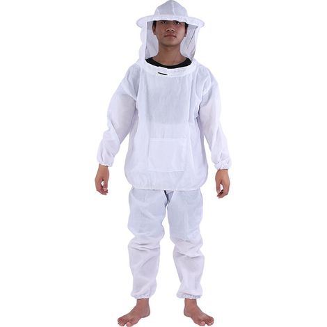 Traje de protección profesional para apicultura, equipo de apicultura, chaqueta con capucha, pantalones. (1/5)