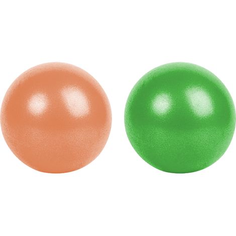 Lot de 2 ballons d'exercice yoga et Pilates avec paille gonflable, pour renforcement musculaire, travail des muscles profonds, séances de Pilates et yoga (1/5)