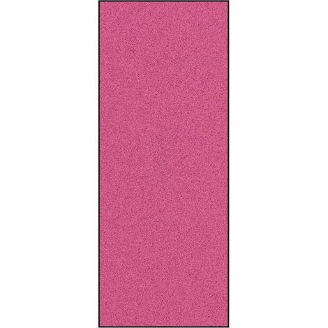 Zerbino d'ingresso moderno rettangolare 120 x 300 cm antiscivolo per interni ed esterni in poliammide rosa 020057944