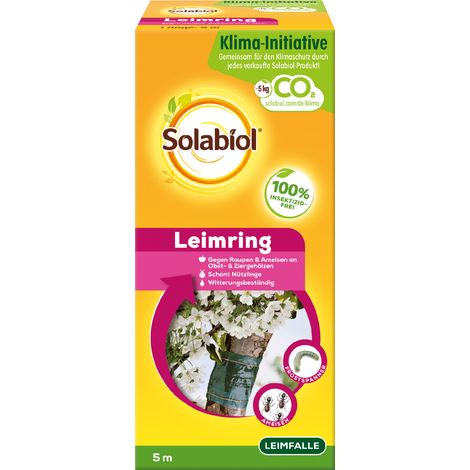 Solabiol Leimring 5 m - Klebefalle gegen Raupen, Ameisen und andere Schädlinge (1/5)
