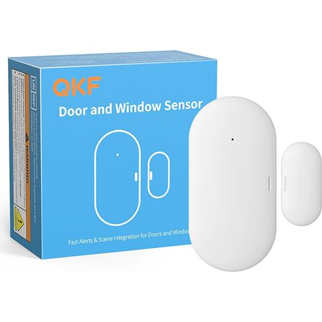 Door and Window Sensor, Require Zigbee Hub, Wireless Mini ,Smart Home Automation, Battery Included,Compatible with Home Assistant, Alexa (1/5)