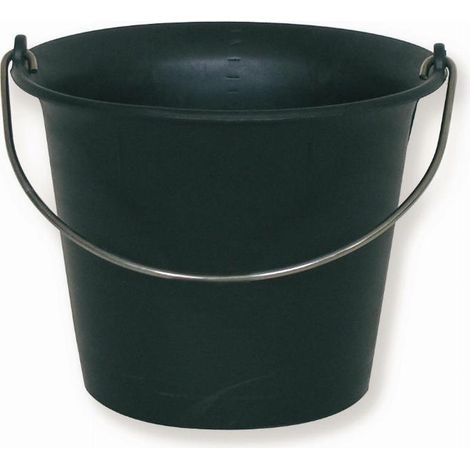 Mob Outillage – Seau de maçon caoutchouc 11 L – Résistant aux chantiers humides – SKU 341130