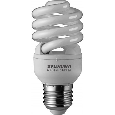 Lampe fluo-compacte MINI-LYNX SPIRAL Fast-Start 827 E27 15W - SYLVANIA - 0035215