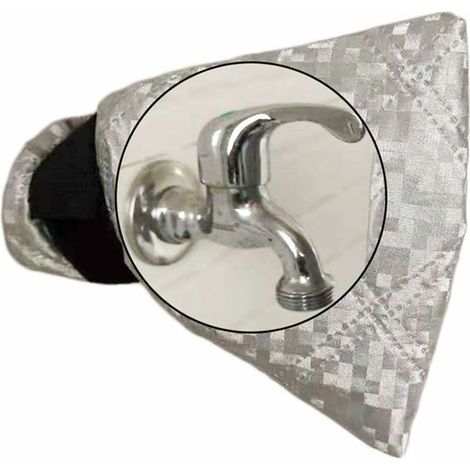 Extérieur Robinet Couvertures, Imperméable Film d'aluminium Hiver Antigel Housse de Protection de Robinet Utilisation dans la pelouse de Patio de Jardin (1/5)