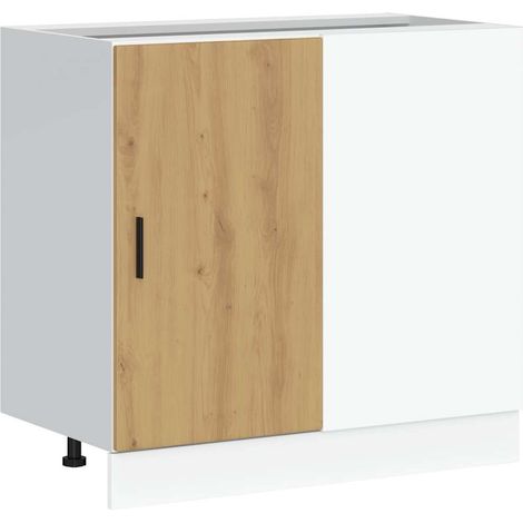 Maison Exclusive - Mobile Base Lavello “Lyon” Rovere Artigianale