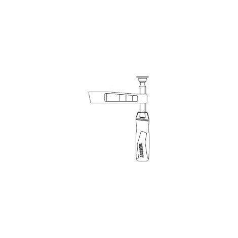 Bessey pièce inférieure complète TG avec poignée bi-composant (saillie 120 mm) - 3101832