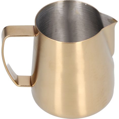 Milchaufschäumer aus Edelstahl, Mokka-Tasse mit Schwanenmotiv, 600 ml, ideal für Kaffee zu Hause, Barista-Kanne, langlebig und elegant. (1/5)