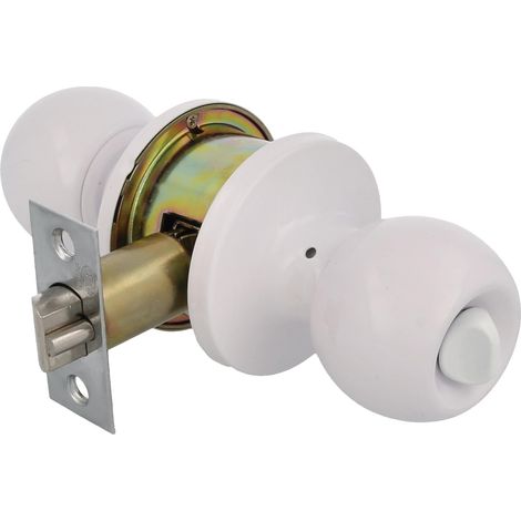 AMIG Serrure tubulaire 610 Laiton Blanc (1/5)