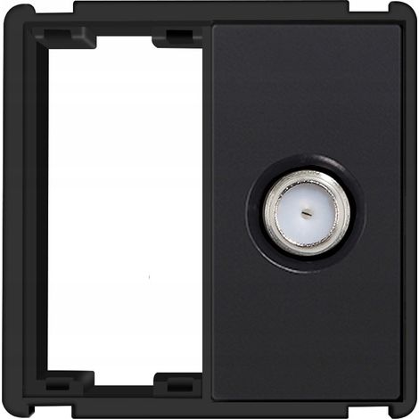 Módulo TV de pared tipo F RTX SH sistema negro (1/4)