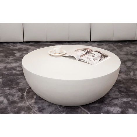 CHRONOS Table basse en béton stable facile d’entretien 87 x 87 x 35.6 cm (1/5)