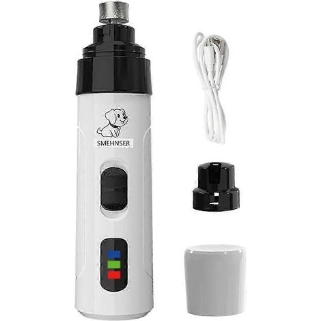 Coupe-ongles pour chien, lime électrique pour chien, outil de soin des pattes rechargeable pour animaux de compagnie - FFY