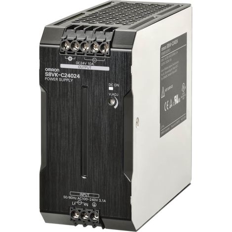 Omron alimentatore corrente continua switching 24v/10a classe a din s8vkc24024 (1/2)