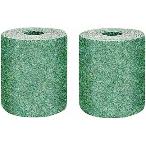2er-Pack Rasensamenmatte, 3 m lange, biologisch abbaubare Rasenanbaumatte, Rasensamenmatte, Gartendünger, Picknick-Gartenmatte, Rasenpflanzmatte, 20 × 300 cm