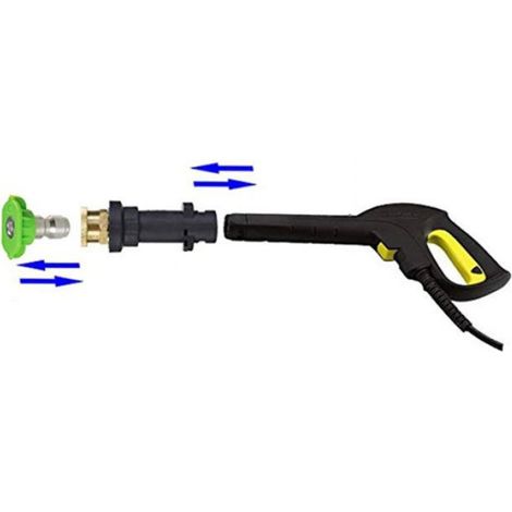 Tbest Adaptateur pour nettoyeur haute pression Adaptateur Haute Pression 1/4 Pouces Pour Nettoyeur piscine controle Adaptatrice (1/4)