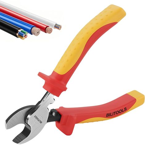 Cable Cutter VDE 1000 V, Cr-V Insulated Cable Cutter 152 mm (1/5)