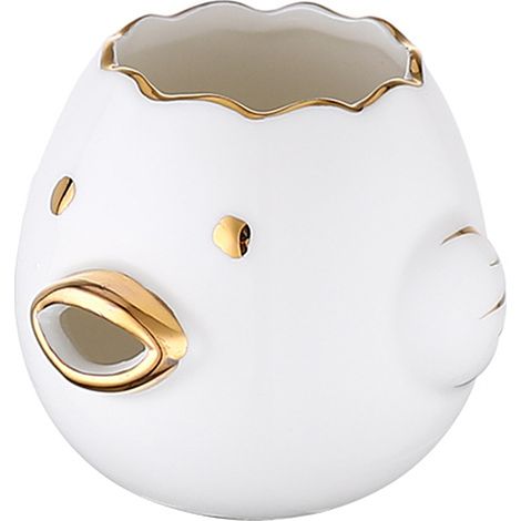 Séparateur d'œufs en céramique, extracteur d'œufs, ustensile de cuisine, séparateur de jaune et de blanc d'œufs, filtre à œufs (1/5)