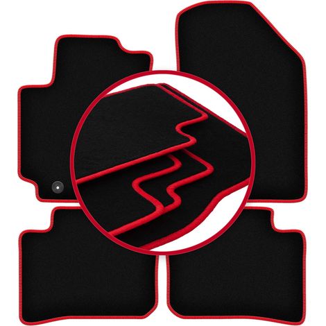 Tapis de voiture CARLUX-RED pour : Hyundai i10 III à hayon (2019-)