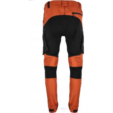 Pantaloni con elementi elasticizzati, nero mattone, "S", CE, lahti (1/5)