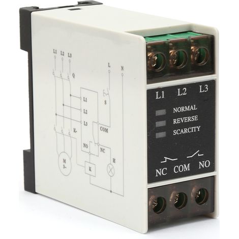 Relais de protection de phase triphasé miniature TG30S 220-440 V CA (1/5)