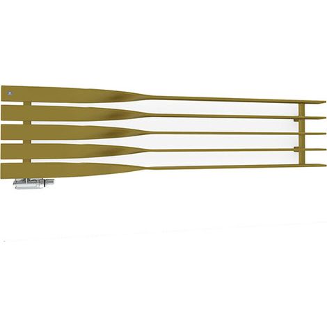 Heizkörper Warmwasser Gold, 580mm hoch und 1600mm breit - 821 Watt - CYK580/1600HO1BRA