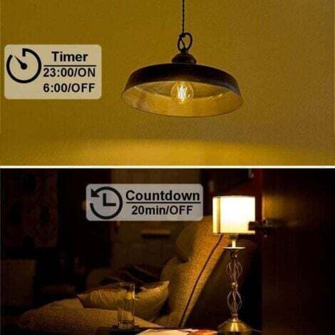 NALOOKAMIC Interrupteur WIFI Connecté Alexa Google Assistant Smart Life Compatible, Mural Interrupteur Tactile 1 Gang 1 Voies Blanc Panneau en Verre Trempé (1/4)