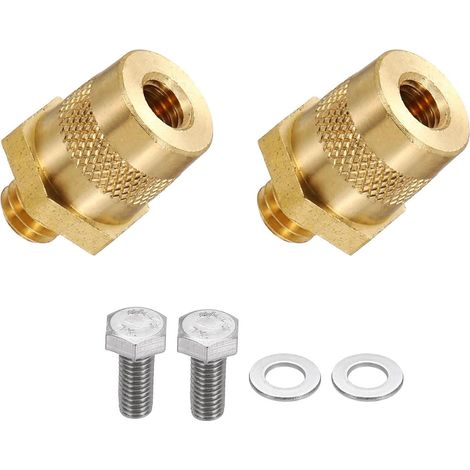 3/8 Inch Bornes De Batterie Pour Chargement Connecteur De Borne De Batterie Adaptateur De Tige Filetée 3/8-16UNC 2 Set (1/5)