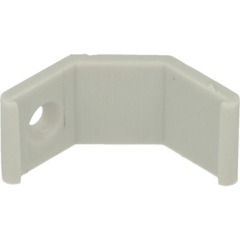 Clip Guida Gancio Plastica Per Fissaggio Profilato Alluminio Angolare Spesso Curva 45 Gradi BA3109 (1/3)