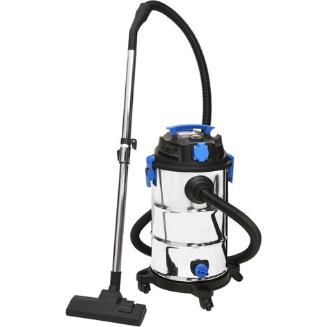 Aspirateur sec et humide 1200 W 30 L Argenté (1/5)