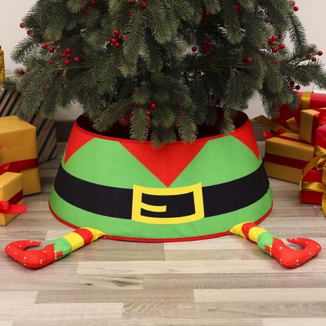 Décoration de sapin de Noël, anneau de Noël rond pliable pour sapin artificiel, décoration de vacances, décoration d'intérieur (1/5)