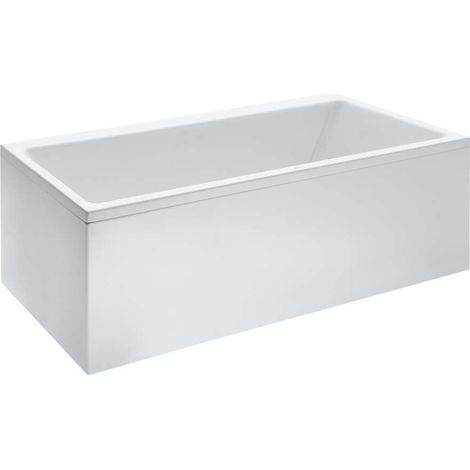 Laufen Pro - Badewanne mit Fußgestell, Frontschürze links, 170x75 cm, weiß H2319550000001 (1/3)