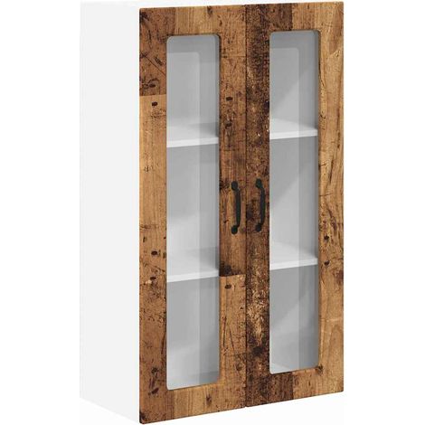 Meuble mural de cuisine,Armoire de cuisine avec porte Bois Ancien 60 x 31 x 100 cm CFW29095 (1/5)