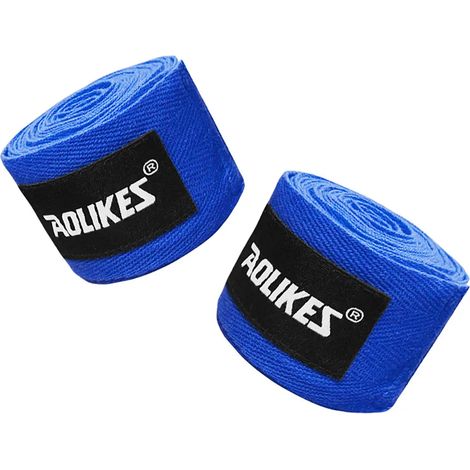 (Bleu, 5 mètres) Bandage de boxe, protection de combat, entraînement et compétition (1/4)
