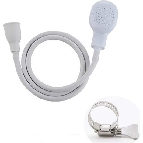 Portable Pet Shower Head and Hose Single Hand Shower Head for Bathing Baby Pets Vegetables (1/5)