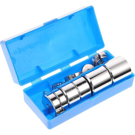 Schlitzgewichte – 19-teiliges Set – Verchromter Stahl – Präzisionslabor – Physik (Hochschule) – 5 g bis 200 g (1/5)